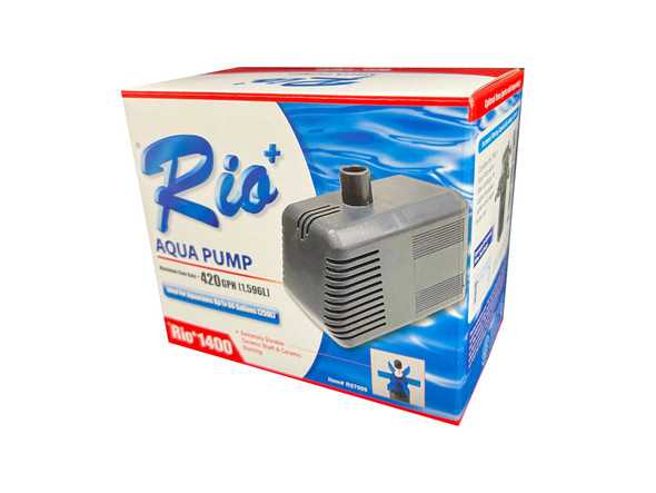 <body><p>Rio+ Aqua Pump is energy efficient, compact and quiet design, durable ceramic shaft and bushing and adjustbale flow for maximum flexibility. Optional needle wheel conversion for ultra fine bubbles. Optional magnetic mount. Suitable for use in - freshwater or saltwater tanks, fountains, water features, and waterfalls, wet/dry filtration systems, protein skimmers, and sumps and under gravel filtration.</p><ul><li>Energy efficient</li> <li>Compact and quiet design</li> <li>Durable ceramic shaft and bushing</li> <li>Adjustable flow for maximum flexibility</li></ul></body>