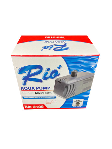 <body><p>Rio+ Aqua Pump is energy efficient, compact and quiet design, durable ceramic shaft and bushing and adjustbale flow for maximum flexibility. Optional needle wheel conversion for ultra fine bubbles. Optional magnetic mount. Suitable for use in - freshwater or saltwater tanks, fountains, water features, and waterfalls, wet/dry filtration systems, protein skimmers, and sumps and under gravel filtration.</p><ul><li>Energy efficient</li> <li>Compact and quiet design</li> <li>Durable ceramic shaft and bushing</li> <li>Adjustable flow for maximum flexibility</li></ul></body>
