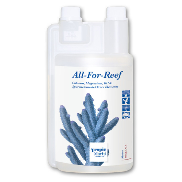 <body><p>ALL-FOR-REEF is a highly concentrated solution for the supply of ALL essential minerals, including calcium, magnesium and trace elements, in new or moderately stocked reef aquariums.</p></body>