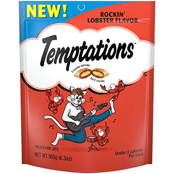 <body><p>Reward your cat with a scrumptious playtime snack! Pet parents choose TEMPTATIONS Treats for Cats because they are 100% nutritionally complete and balanced for adult cat maintenance. Plus, at only 2 low calories per treat, your feline friend can enjoy the crunchy outside and smooth, creamy center anytime. America's #1 cat treat* is the perfect way to show your feline friend how much you care.</p><ul><li>Under 2 calories per cat treat</li> <li>100% nutritionally complete and balanced for adult cat maintenance</li> <li>Can be used as a treat, meal, or cat food topper</li> <li>Americaâ€™s #1 Cat Treat Brand</li></ul></body>