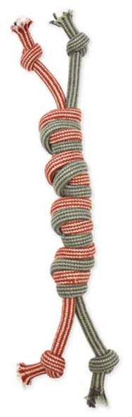 <body><p>Mammoth Flossy Chews EXTRA braided toys are made from premium quality cotton-poly yarns that help dogs maintain good dental hygiene while they play. This toy is designed for strong chewers and is perfect for interactive playing, tossing and tugging. Toss. Tug. Floss. Perfect for medium - large breeds.</p><ul><li>Made from premium quality cotton-poly yarns that help dogs maintain good dental hygiene</li> <li>Designed for strong chewers</li> <li>Perfect for interactive playing, tossing and tugging.</li></ul></body>