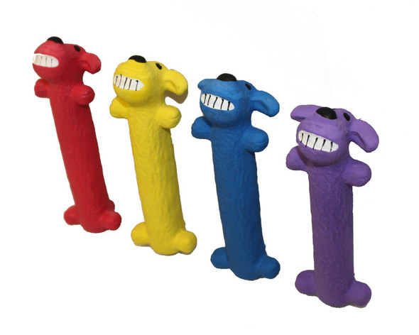 <body><p>Loofa Latex Dog RUFF Textured Latex Elongated Toy with Squeakers</p></body>
