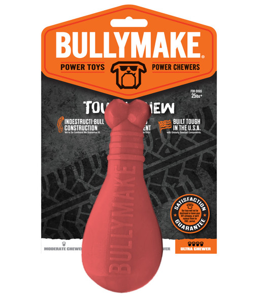 <body><p>BULLYMAKE poses a simple question. Why waste precious time and money buying dog toys that are too easily destroyed and wrong for your pet? You shouldnâ€™t! BULLYMAKE has been around since 2014 with a special mission: keep power chewing dogs (and their parents) happy and satisfied. The way BULLYMAKE does this is by designing and manufacturing unique, highly durable toys right here in the USA. All BULLYMAKE toys are made to withstand the most extreme chewer!</p><ul><li>Highly durable toy</li> <li>Manufactured right here in the USA</li> <li>All BULLYMAKE toys are made to withstand the most extreme chewer</li></ul></body>