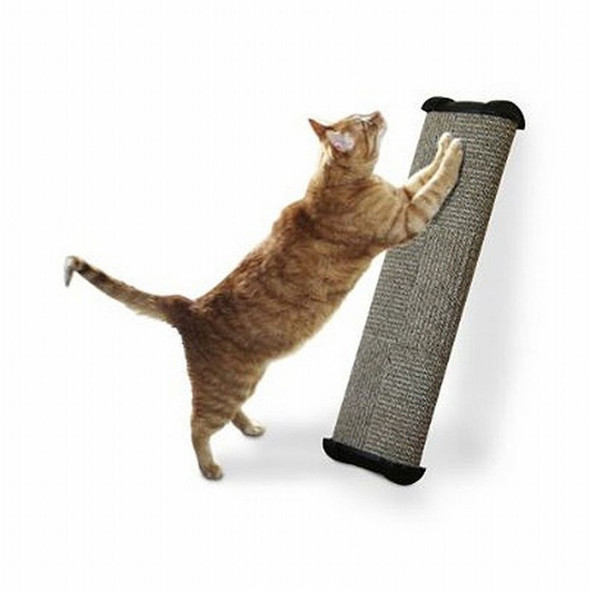 <body><p>The Lean-it Scratch Post is for cats and can be leaned against a wall at any angle or any floor surface, be it carpet, vinyl or wood flooring.</p></body>