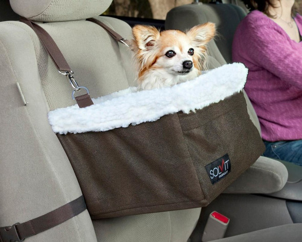 <body><p>The Solvit Medium Tagalong Booster Seat provides a comfy ride for your favorite four-legged passenger. Other booster seats sit too low, or they are supported by straps that attach to the front of the basket, making it difficult for pets to see out or move around. Our design supports the seat from below, providing an unobstructed view and more comfortable ride for pets &ndash; with no clumsy straps to get in the their way. Installs securely in one minute and even works in the back seat (requires headrests). Recommended for pets up to 12 lbs, such as Chihuahua, Yorkie, or Rat Terrier. For larger pets, consider our Large or Extra Large size, or our Jumbo On-Seat Booster.</p></body>