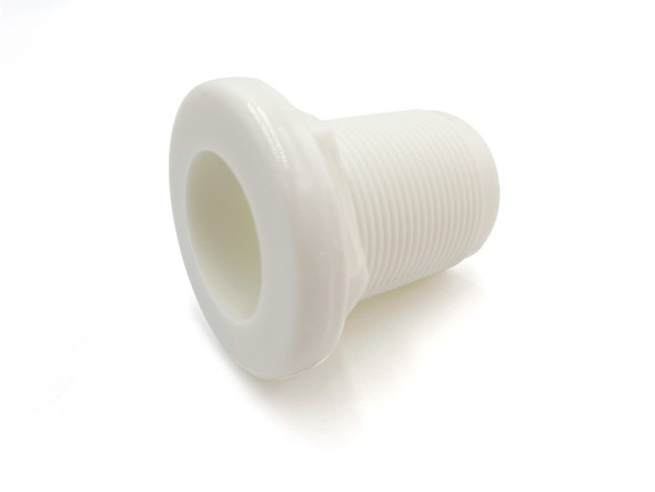 <body><p>1 in. slip x slip 100% ABS solid white colored bulkhead. ESHOPPS white colored 1 in. bulkhead is injection molded ABS thermo plastic that includes a flat rubber gasket and heavy-duty ABS flat nut for a water tight seal. Compatible with all Power Flow, Fusion Flow, Aqua Fuge, Alpha Fuge, and Reef Sump Models.</p><ul><li>Injection molded ABS thermo plastic</li> <li>Includes a flat rubber gasket and heavy-duty ABS flat nut</li> <li>Compatible with all Power Flow, Fusion Flow, Aqua Fuge, Alpha Fuge, and Reef Sump Models</li></ul></body>