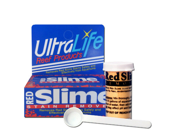 <body><p>Ultralife Red Slime Stain Remover is a revolutionary time tested product. Ultralife RSSR contains natural cellular matter, select biological accelerators and special supplements proven effective in cleaning Red, Black and Blue-Green Cyanobacteria Stains from aquariums. Continuation of protein skimming is recommended but may require adjustment.</p></body>