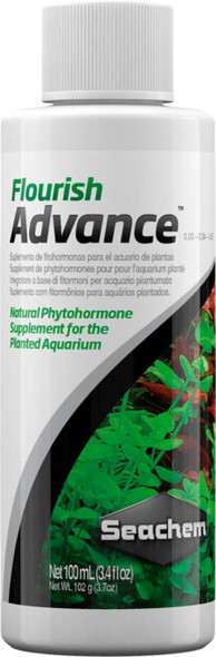 <body><p>Flourish Advance is an all-natural, biologic growth enhancer for aquatic plants. Its advanced formula contains phytohormones, minerals, and nutrients that dramatically stimulate the growth of both roots and shoots in aquatic plants. Phytohormones are a group of naturally occurring compounds that play crucial roles in regulating plant growth in a wide range of developmental processes, including cell division, formation and activity of shoot meristems, induction of photosynthesis gene expression, leaf senescence, nutrient mobilization, seed germination, root growth and stress response. Used regularly, it also enhances mineral absorption and improves disease resistance. It is non-toxic and completely safe for all plant varieties as well as for fish and aquatic organisms.</p></body>