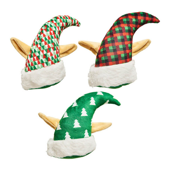 <body><p>Spot Holiday Elf Hats for the holidays! Cute elf hats with ears and white fluffy trim. Fully stuffed with squeaker will make your dog's Christmas so much fun!</p><ul><li>Spot Holiday Elf Hats for the holidays</li> <li>Elf hats with ears and white fluffy trim</li> <li>Fully stuffed with squeaker will make your dog's Christmas so much fun</li></ul></body>