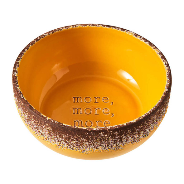 <body><p>Trendy and stylish More More More mango dog dish is just what your pup needs for food and water. This stylish 7 ceramic dish will complement any home decor. Easy to clean with warm water and soap.</p><ul><li>Trendy and stylish dish for food and water</li> <li>Ceramic dish will complement any home dÃ©cor</li> <li>Easy to clean with warm water and soap</li></ul></body>