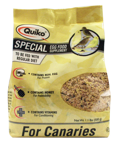 <body><p>Quiko Eggfoods are specialty foods made with real eggs and honey. Fed in conjunction with the birds' daily diet, they provide increased protein, calcium and nutrients. They are highly palatable and readily accepted.</p></body>