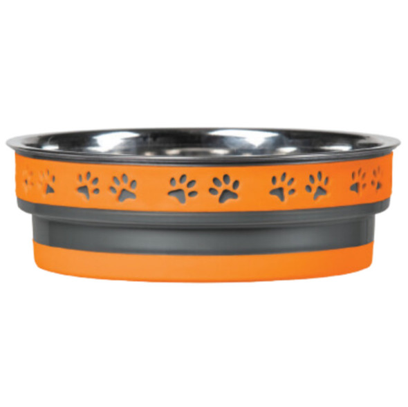 <body><p>Our Corsa Pet Bowls are made from Rust Proof, Bacteria Resistant Stainless Steel. They have a Rubber base for anti-skid proof. They are top rack only dishwasher safe. We offer 5 vibrant colors and a unique stacking ability on shelf so all colors are visible from top to bottom.</p><ul><li>Made from Rust Proof, Bacteria Resistant Stainless Steel</li> <li>|Rubber base for anti-skid proof</li> <li>Top rack only dishwasher safe</li> <li>5 vibrant colors</li> <li>Unique stacking ability on shelf so all colors are visible from top to bottom</li></ul></body>