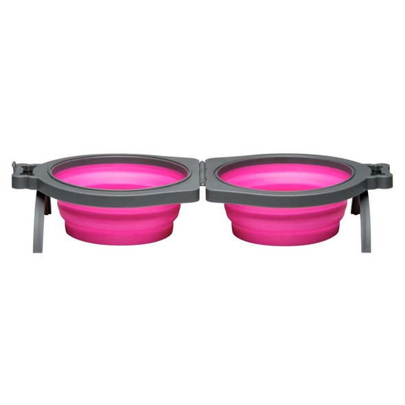 <body><p>Whether you are going around the corner or around the world, Bella Roma Travel Bowls and Diners are the ULTIMATE bowl for the pet and pet-parent on-the-go. Patent pending designs feature integrated locking lids to store food* and built in legs to support the bowl/diner, preventing unwanted collapse while your pet is feeding or drinking. Bella Roma Travel Bowls and Diners are dishwasher safe, plus the bowl portions are made of flexible BPA-free silicone. They are not only light weight but they pack flat and can be hung from a backpack, purse, belt loop or even leash using the FREE carabiner.</p></body>