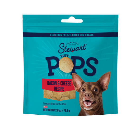 <body><p>Our PuffPops bacon and cheese treats are full of mouthwatering bacon and combined with delectable cheese in every bite. Freeze-dried in the USA and made with real bacon that dogs crave!</p><ul><li>Freeze-dried in the USA</li> <li>Made with real, carefully crafted ingredients that dogs crave</li> <li>Supports Strong Muscles</li> <li>No artificial preservatives or coloring</li> <li>Made with real bacon</li></ul></body>
