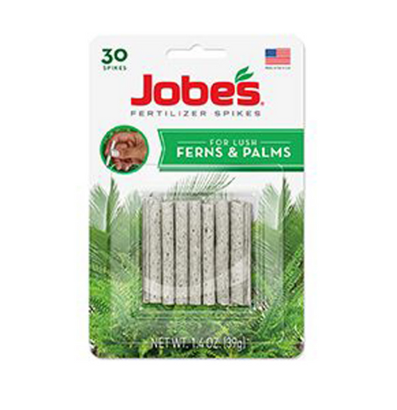 This is a multi-pack that includes 24 units of Jobe's Fern & Palm Tree Fertilizer Spikes 16-2-6 in a 30-pack format. These spikes are a convenient and efficient way to feed trees directly at their roots. <br/><br/>