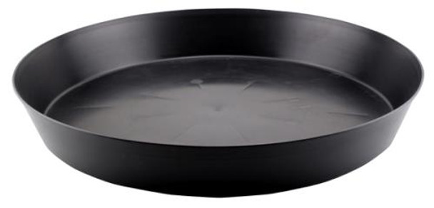 Black Premium Plastic Saucer 18 In - 3148
