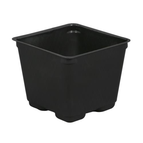 Gro Pro Square Plastic Pot Black 4 In - 8141