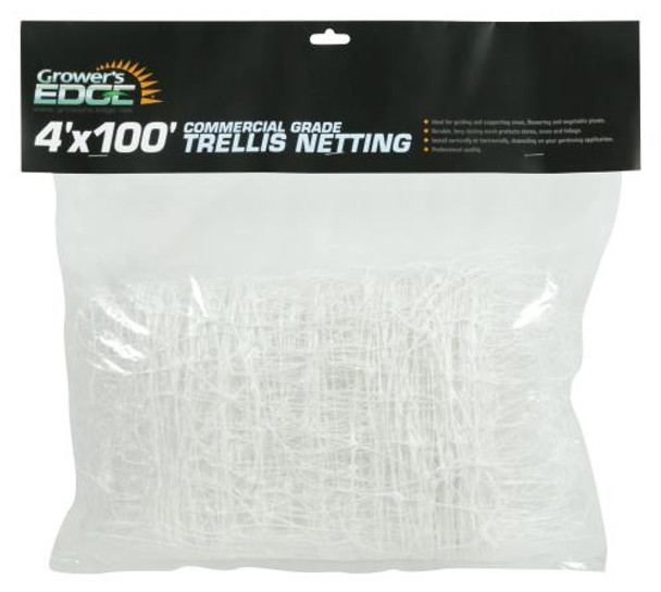 Growers Edge Commercial Grade Trellis Netting 4 Ft X 100 Ft - 1877