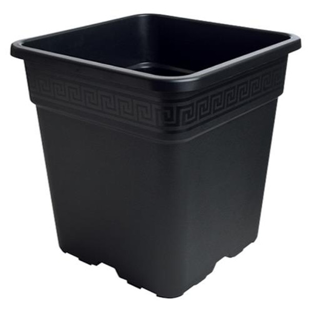 Gro Pro Black Square Pot 5 Gallon