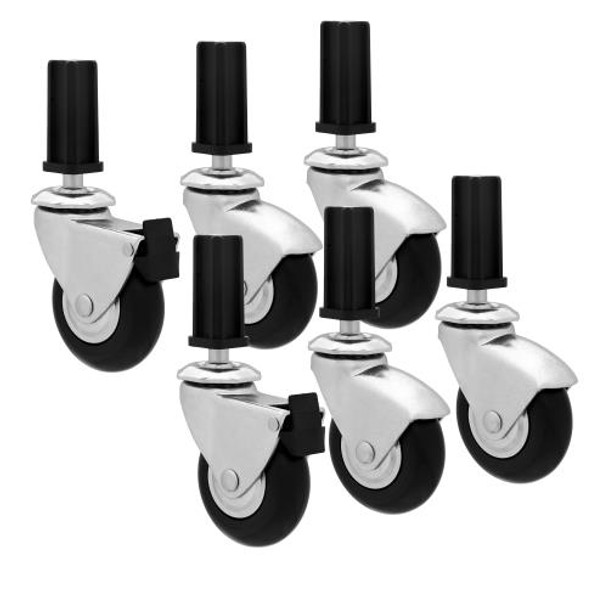 Fast Fit HD Caster Wheels - 6 pc