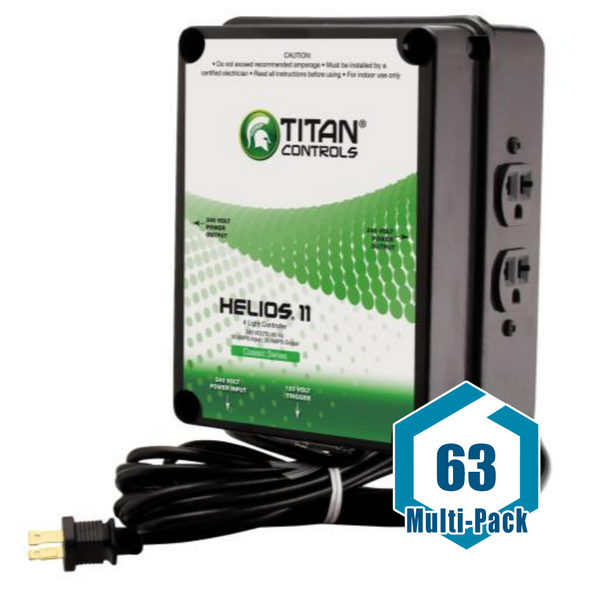 Titan Controls Helios 11 - 4 Light 240 Volt Controller w/ Trigger Cord: 63 pack