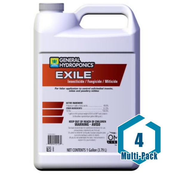 GH Exile Insecticide / Fungicide / Miticide Gallon: 4 pack