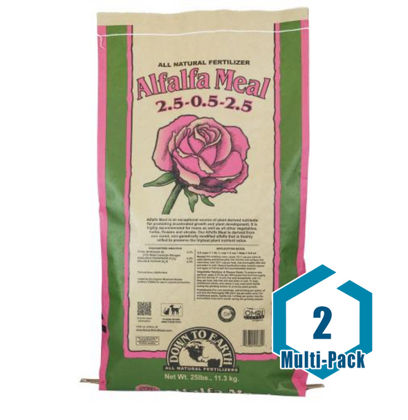 Down To Earth Alfalfa Meal - 25 lb: 2 pack