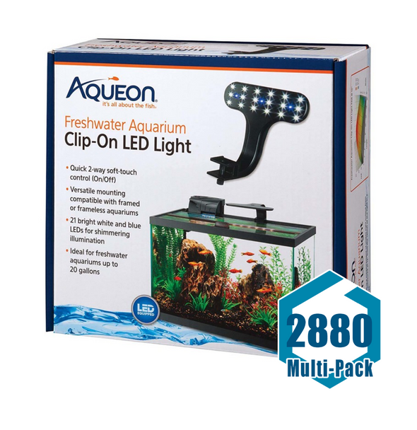 Aqueon Freshwater Aquarium LED Clip-On Light 20gal: 2880 pack