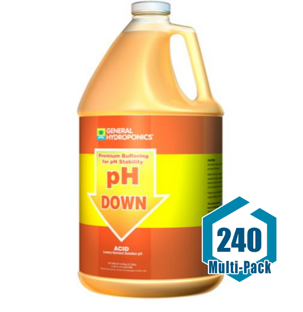 GH pH Down Liquid Gallon: 240 pack