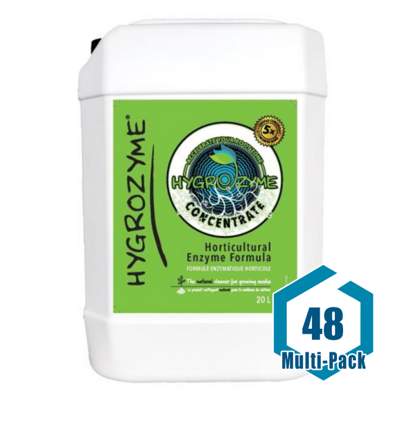 Hygrozyme  Concentrate Horticultural Enzymatic Formula 20L: 48 pack