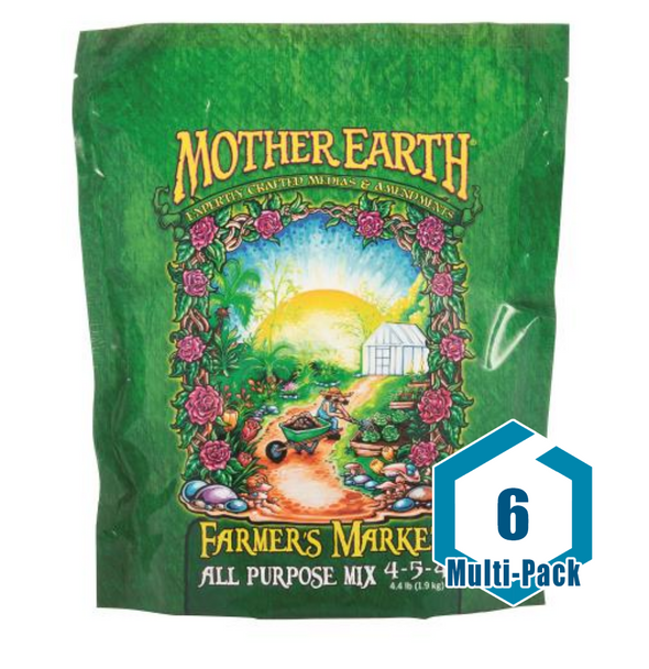 Mother Earth Farmers Market All Purpose Mix 4-5-4 4.4LB/6: 6 pack