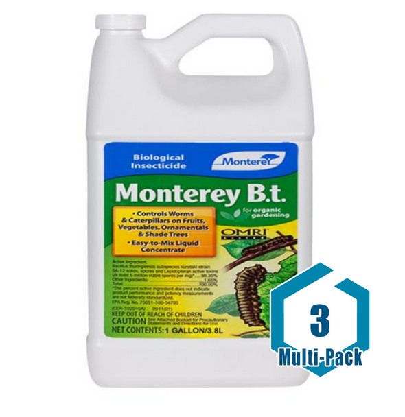 Monterey Garden B.t., 1 gal: 3 pack