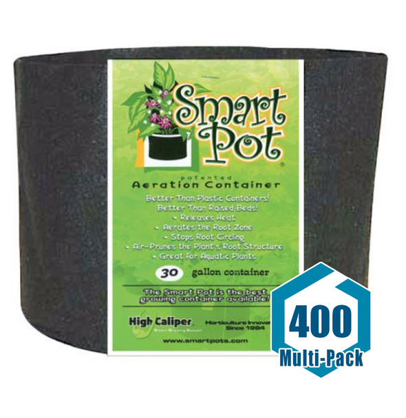 Smart Pot Black 30 Gallon: 400 pack