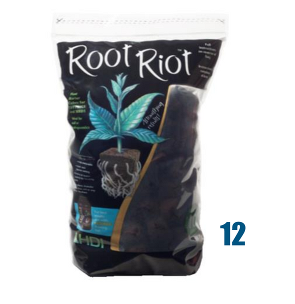Root Riot Replacement Cubes - 100 Cubes: 12 pack