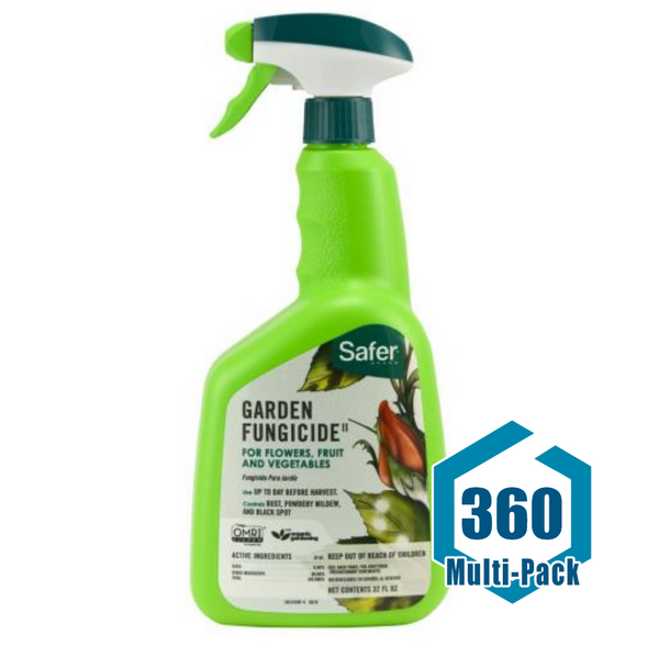 Safer Garden Fungicide II RTU Quart: 360 pack