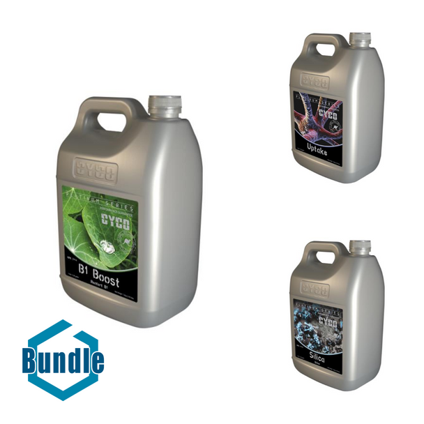 CYCO B1 Boost 5 Liter bundled with CYCO Uptake 5 Liter bundled with CYCO Silica 5 Liter