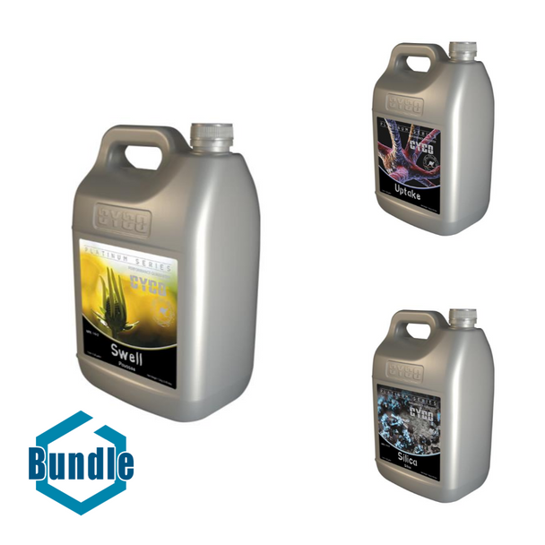 CYCO Swell 5 Liter bundled with CYCO Uptake 5 Liter bundled with CYCO Silica 5 Liter