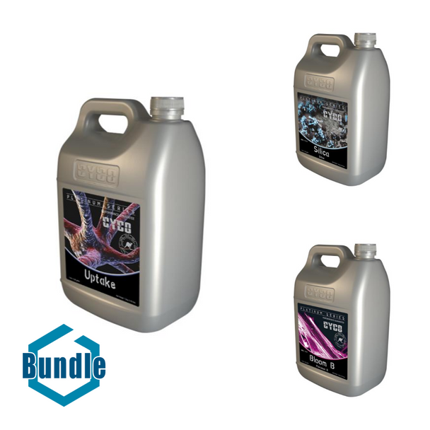 CYCO Uptake 5 Liter bundled with CYCO Silica 5 Liter bundled with CYCO Bloom B 5 Liter