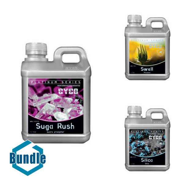 CYCO Suga Rush 1 Liter bundled with CYCO Swell 1 Liter bundled with CYCO Silica 1 Liter