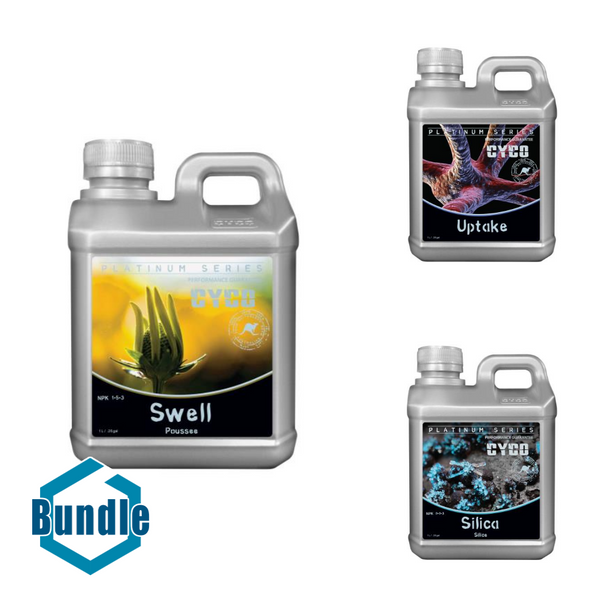 CYCO Swell 1 Liter bundled with CYCO Uptake 1 Liter bundled with CYCO Silica 1 Liter