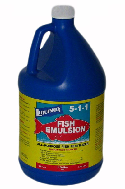 Liquinox Fish Emulsion All Purpose Fertilizer 5-1-1 - 1 gal