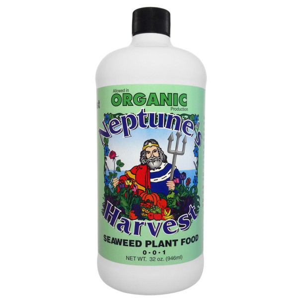 Neptune's Harvest Liquid Seaweed Plant Food Organic 0-0-1 - 32 oz
