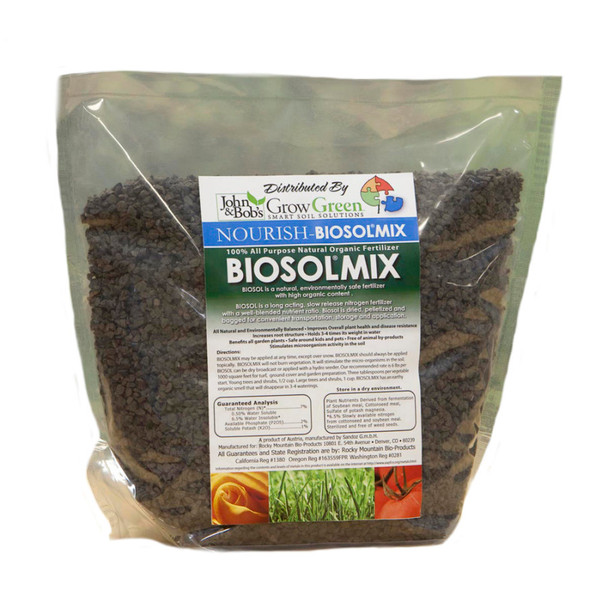 John & Bob's Nourish Biosol Fertilizer 7-2-1 6lb 100051293