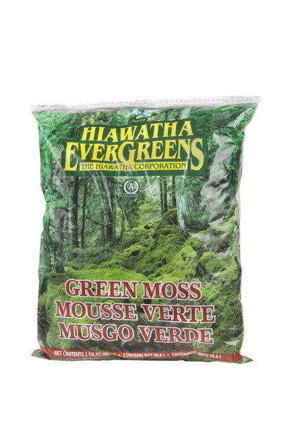 Hiawatha Evergreens Decorator Moss in Resealable Bags - 2Cuft