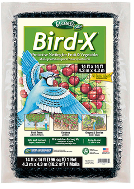 Dalen Gardeneer Bird-X Protective Netting - 14Ft X 14 ft