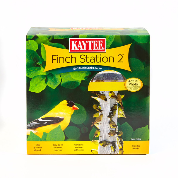 Kaytee Finch Station 2 Soft Mesh Sock Feeder - 4 Socks