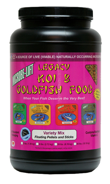 Microbe-Lift Legacy Koi & Goldfish Food Variety Mix - 36 oz