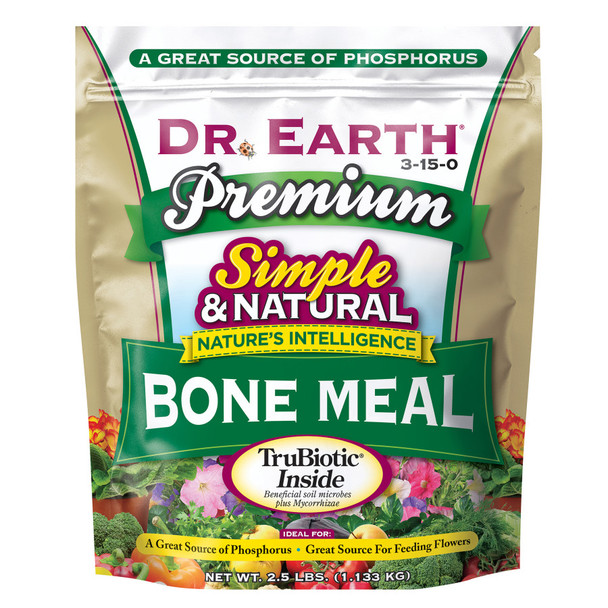 Dr. Earth Premium Bone Meal 3-15-0 - 2.5 lb