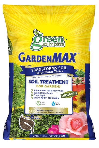 Green As It Gets GardenMAX Soil Treatment for Gardens - 37 lb