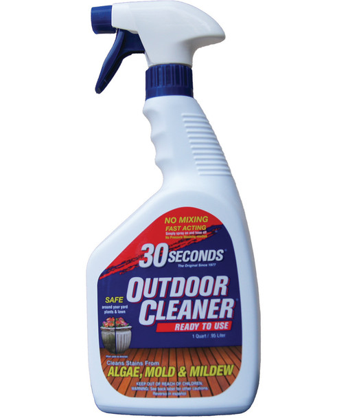 30 Seconds Outdoor Cleaner Algae Mold & Mildew Ready to Use 32 oz